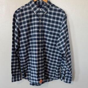 Polo Ralph Lauren Classic Navy Plaid Button-Down Shirt